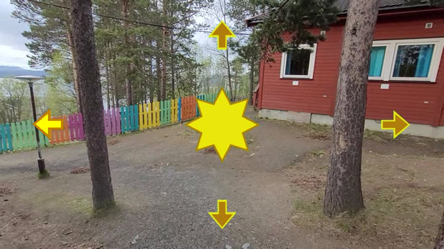 screenshot of DVD menu game