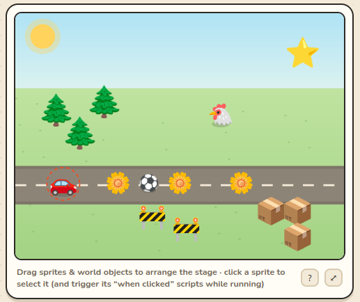 screenshot of Sprite Hof game